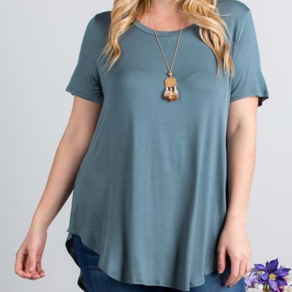 Dusty Teal Tunic